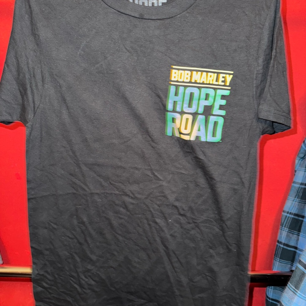 Bob Marley Hope Road Black T-Shirt